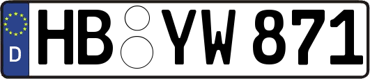HB-YW871