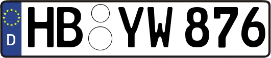 HB-YW876