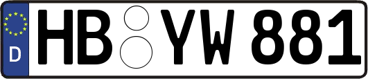 HB-YW881