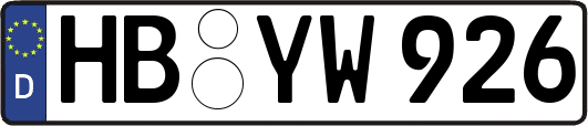 HB-YW926