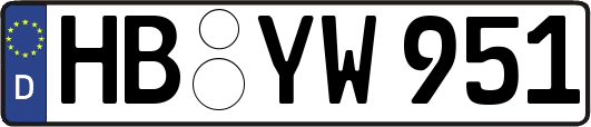 HB-YW951