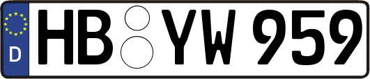 HB-YW959