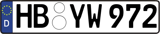 HB-YW972