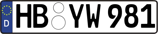 HB-YW981
