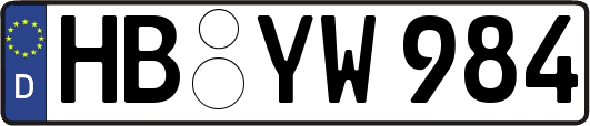 HB-YW984