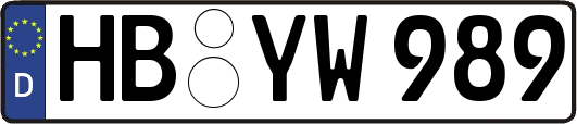 HB-YW989