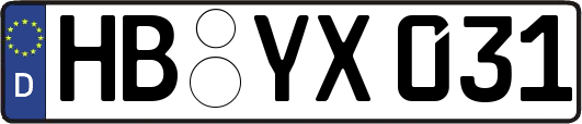 HB-YX031