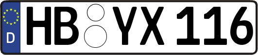HB-YX116