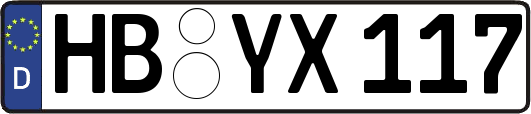 HB-YX117