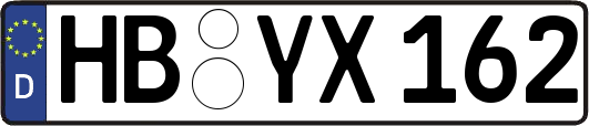 HB-YX162