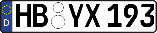 HB-YX193