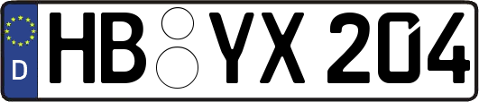HB-YX204