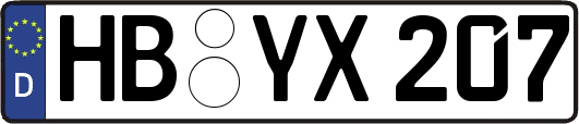 HB-YX207