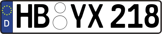 HB-YX218