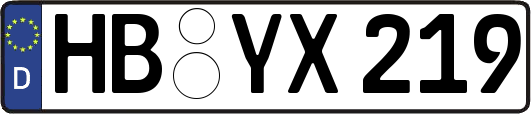 HB-YX219