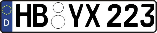 HB-YX223