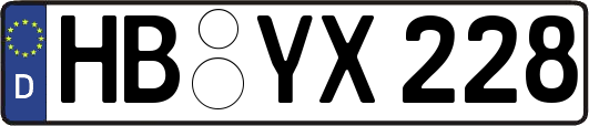 HB-YX228