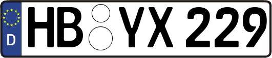 HB-YX229