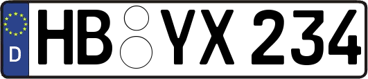 HB-YX234