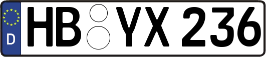 HB-YX236