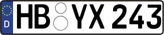 HB-YX243