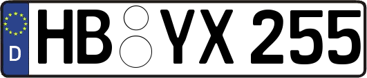 HB-YX255