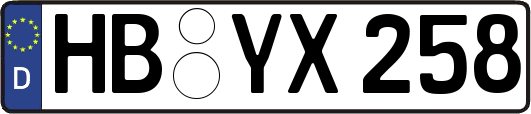 HB-YX258