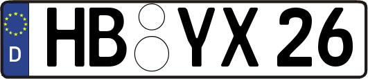 HB-YX26