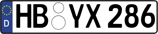 HB-YX286