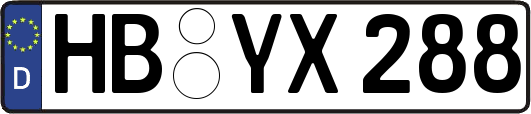 HB-YX288