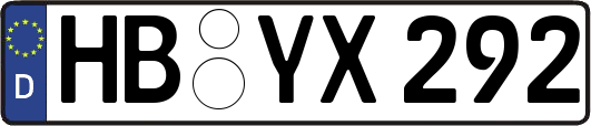 HB-YX292