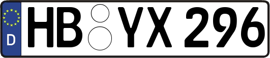 HB-YX296
