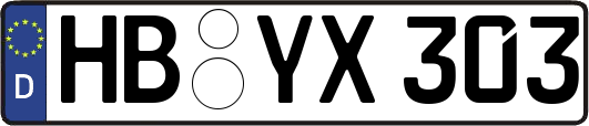 HB-YX303