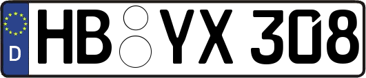 HB-YX308