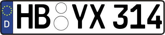 HB-YX314