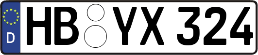 HB-YX324