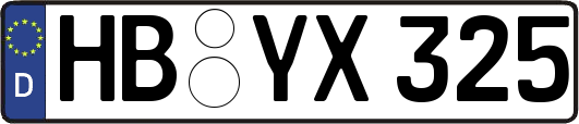 HB-YX325