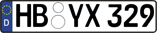 HB-YX329