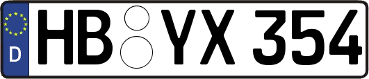 HB-YX354