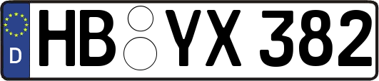 HB-YX382