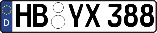 HB-YX388