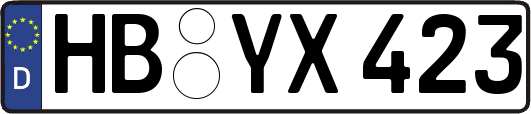 HB-YX423