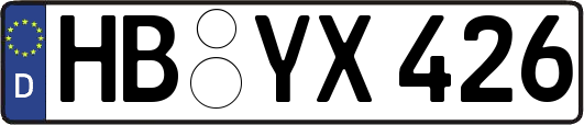 HB-YX426