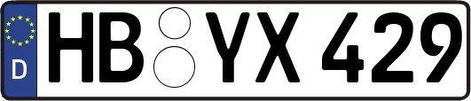 HB-YX429