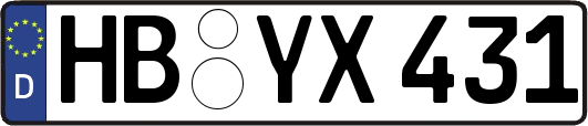 HB-YX431