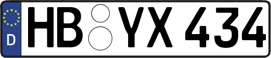 HB-YX434