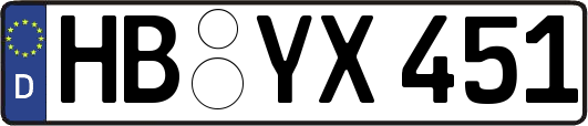 HB-YX451