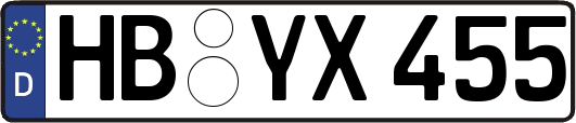HB-YX455