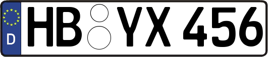 HB-YX456