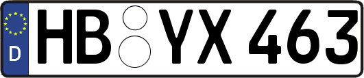 HB-YX463